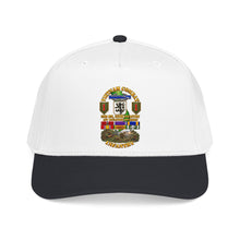 Load image into Gallery viewer, Mid Profile Baseball Cap - Vietnam Combat Veteran - 2nd Bn, 28th Inf 1st Inf Div - VN SVC w bronze star w OLC - 4 Stars w Battle Scene - 3D - Transparent