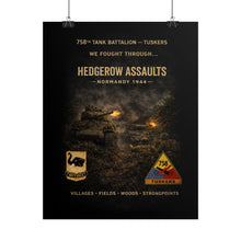 Load image into Gallery viewer, Posters - Hedgerow assault in Normandy, 1944 - Shirt - Back
