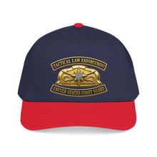 Load image into Gallery viewer, Mid Profile Baseball Cap - USCG - Tactical Law Enforcement w txt - 3D - Enhanced