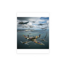 Load image into Gallery viewer, Indoor and Outdoor Silk Posters - British and German aircraft during the Battle of Britain