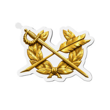 Load image into Gallery viewer, Die-Cut Magnet - Army - 17th Field Artillery w Br - Ribbon, Vietnam Veteran w VN SVC - 3D - Enhanced