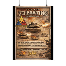 Load image into Gallery viewer, Matte Poster - Battle of 73 Easting - 3rd Armored Division
