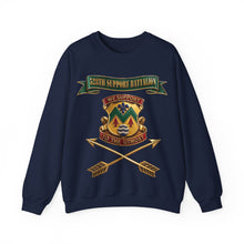 Load image into Gallery viewer, Crewneck Sweatshirt - 528th Support Bn - DUI - Ribbon - Branch - 3D - Enhanced