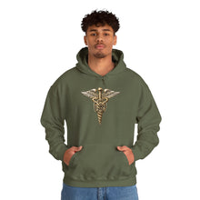 Load image into Gallery viewer, Hoodie – Army Medical Service Corps (MS) Branch Insignia - 3D - Enhanced