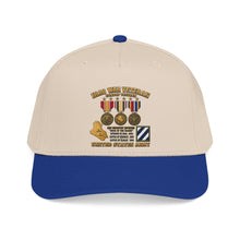 Load image into Gallery viewer, Mid Profile Baseball Cap - Army - Iraq War Veteran - 3rd Infantry Division - 3D - Enhanced