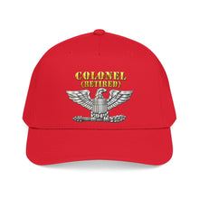 Load image into Gallery viewer, Mid Profile Baseball Cap - Colonel - Retired - 3D - Enhanced