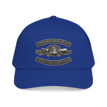 Load image into Gallery viewer, Mid Profile Baseball Cap - USCG - Expeditionary Warfare Specialist w txt - 3D - Enhanced