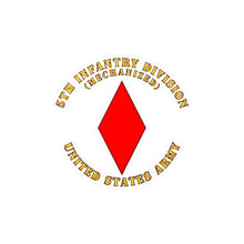 Load image into Gallery viewer, Kiss-Cut Vinyl Decals - Army - 5th Infantry Division - US Army