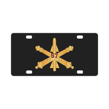 Load image into Gallery viewer, Army - 57th Air Defense Artillery w Number Br wo Txt X 300 Classic License Plate