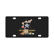 Load image into Gallery viewer, Army - Korea Map - 2nd Infantry Div - Second to None w SVC X 300 Classic License Plate