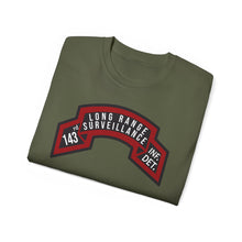 Load image into Gallery viewer, Unisex Ultra Cotton Tee - Army - Scroll - 143rd Infantry Det - LRS Airborne Ranger