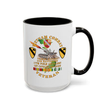 Load image into Gallery viewer, Colorful Mug (11oz/15oz) - Army - Charlie Battery.2nd Battalion,17th Field Artillery - w 1st Cavalry Div - M110 8in SP - Vietnam Vet w VN SVC X 300