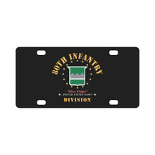 Load image into Gallery viewer, 80th Infantry Division - Blue Ridge X 300 Classic License Plate