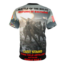 Load image into Gallery viewer, AOP - 333rd Artillery Bn WWII - Last Stand - Defense of Bastogne - Cut & Sew Tee