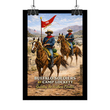 Load image into Gallery viewer, Posters - Buffalo Soldiers at Camp Lockett - 10th Cavalry
