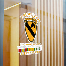 Load image into Gallery viewer, Kiss-Cut Vinyl Decals - Army - 41st Scout Dog Platoon 1st Cav - VN SVC