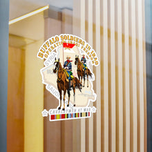 Load image into Gallery viewer, Kiss-Cut Vinyl Decals - Army - Buffalo Soldiers in Iraq - OIF - Cavalrymen at War w IRAQ SVC - NO VET