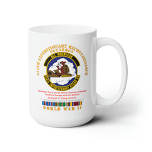 Load image into Gallery viewer, White Ceramic Mug 15oz - Army - 414th Expeditionary Reconnaissance Squadron - AAC w  WWII  EU SVC
