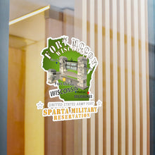 Load image into Gallery viewer, Kiss-Cut Vinyl Decals - Army - Ft McCoy WI - Sparta Military Resv - White