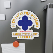 Load image into Gallery viewer, Die-Cut Magnets - Army - SSI - 88th Infantry Division - Clover Leaf Division - US Army Veteran X 300