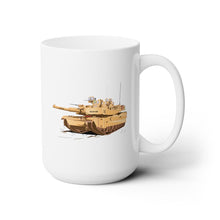 Load image into Gallery viewer, White Ceramic Mug 15oz - Army - Main Battle Tank - M1A1 wo Txt X 300