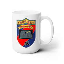 Load image into Gallery viewer, White Ceramic Mug 15oz - Army - 3rd Radio Research Unit (RRU) wo Txt