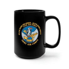 Load image into Gallery viewer, Black Mug 15oz - AAC - 824th Bomb Squadron, 484th Bomb Group - 15th AAF X 300