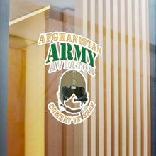 Load image into Gallery viewer, Kiss-Cut Vinyl Decals - Army - ARMY - Aviator - Afghanistan War - Combat Vet X 300
