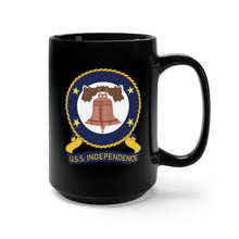 Load image into Gallery viewer, Black Mug 15oz - USS Independence (CVCVA-62) wo Txt X 300