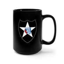 Load image into Gallery viewer, Black Mug 15oz - SSI - 2nd Infantry Division wo Txt X 300