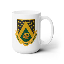 Load image into Gallery viewer, White Ceramic Mug 15oz - Army - 240th Cavalry Regiment DUI wo Txt X 300