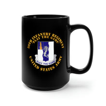 Load image into Gallery viewer, Black Mug 15oz - Army - DUI - 50th Infantry Regiment - Play the Game
