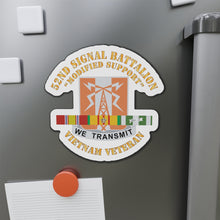 Load image into Gallery viewer, Die-Cut Magnets - 52nd Signal Battalion (Modified Support) w SVC Ribbon X 300
