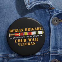 Load image into Gallery viewer, Custom Pin Buttons - Berlin Bde w Occupy COLD SVC BAR X 300