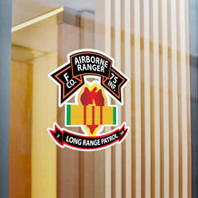 Load image into Gallery viewer, Kiss-Cut Vinyl Decals - SSI - Vietnam - F Co 75th Ranger - 25th Infantry Division - VN Ribbon - LRSD X 300