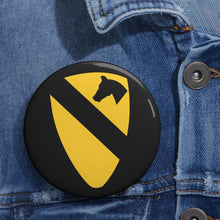 Load image into Gallery viewer, Custom Pin Buttons - 1st Cav SSI wo Txt