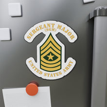 Load image into Gallery viewer, Die-Cut Magnets -SSI -Army - Sergeant Major - SGM - Flat X 300