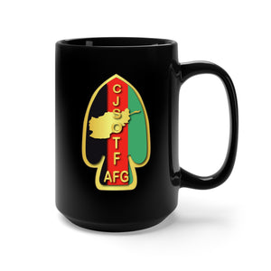 Black Mug 15oz - Combined Joint Special Operations Task Force - Afghanistan wo txt