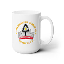 Load image into Gallery viewer, White Mug 15oz - Army - 31st Engineer Combat Bn - World War II