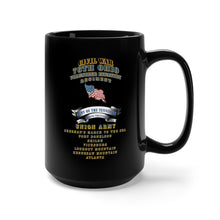 Load image into Gallery viewer, Black Mug 15oz - Civil War - 76th Ohio Infantry Regiment - USA - Battle X 300