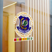 Load image into Gallery viewer, Kiss-Cut Vinyl Decals - Army - 74th Aviation Company - Vietnam Veteran