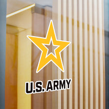 Load image into Gallery viewer, Kiss-Cut Vinyl Decals - Army Star W Us Army X 300