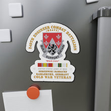 Load image into Gallery viewer, Die-Cut Magnets -SSI -Army - 249th Engineer Bn - Gerzewski Barracks - Karlsruhe, GE w COLD SVC X 300
