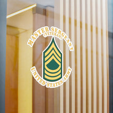 Load image into Gallery viewer, Kiss-Cut Vinyl Decals - Army - Master Sergeant - MSG - Veteran - Flat X 300