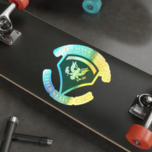 Load image into Gallery viewer, Holographic Die-cut Stickers - Specialist 5th Class - SP5 - Combat Veteran