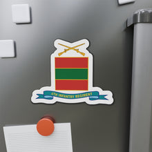 Load image into Gallery viewer, Die-Cut Magnets - Army - 4th Infantry Regiment - w Br - Ribbon