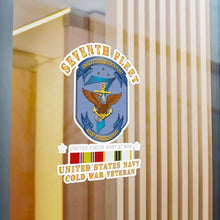 Load image into Gallery viewer, Kiss-Cut Vinyl Decals - Navy - Seventh Fleet w COLD SVC X 300