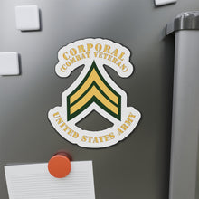 Load image into Gallery viewer, Die-Cut Magnets -SSI -Army - Corporal - CPL - Combat Veteran - Flat X 300