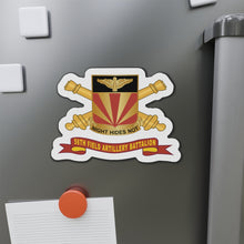 Load image into Gallery viewer, Die-Cut Magnets -SSI - 56th Field Artillery Battalion - DUI w Br - Ribbon X 300