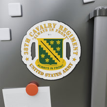 Load image into Gallery viewer, Die-Cut Magnets - Army - 38th Cavalry Rgiment - Always in Front - DUI X 300